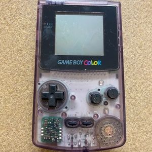Gameboy Color Handheld Video Game Console & Protector
